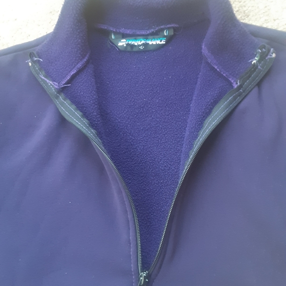 Vintage Y2K Performance Bicycle Fleece Cycling Jersey, Rear Zip Kangaroo Pocket - Picture 5 of 16